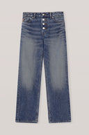 Jeans GANNI WASHED DENIM MID-WAIST RELAXED FIT