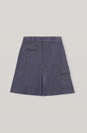 Short GANNI À RAYURES STRETCH