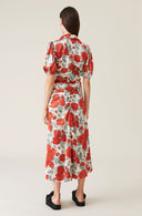 robe GANNI SILK STRETCH SATIN