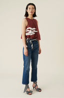 Jeans GANNI ORGANIC COTTON HIGH-RISE KICK-FLARE JEANS