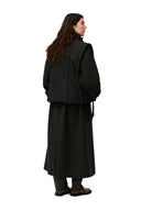 veste Ganni oversized shiny puff vest