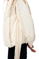 veste Ganni oversized shiny puff vest