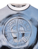 sweat Stone Island À SATURATION DE MOUVEMENT BLEU CLAIR HOMME