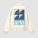JONAH BACK LOGO JACKET - CREAM