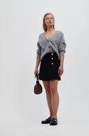 cardigan GANNI SOFT WOOL KNIT CARDIGAN