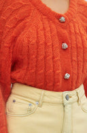 cardigan Ganni RELAXED MOHAIR