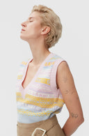gilet Ganni V-NECK VEST