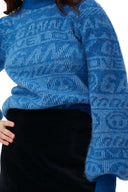 pull Ganni logo pullover