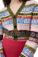 cardigan Ganni graphic cardigan