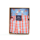 boxer MC ALSON M4305 - Checkered red & blue