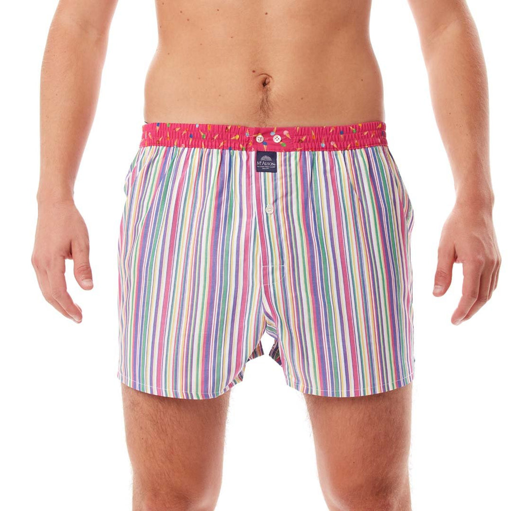 boxer MC ALSON M4324 Striped multicolour HENIN