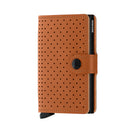 Miniwallet Perforated Cognac Secrid