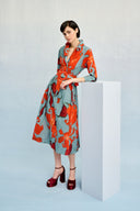 robe Natan Collection EN COTON CLOQUÉ IMPRIMÉ