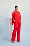 top Natan Collection IN LIGHT TEXTURED CREPE