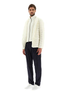 BLAZER IN NUAGE WITH MONOGRAM DETAILING HERNO
