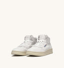 sneakers Autry MEDALIST MID EN CUIR BLANC