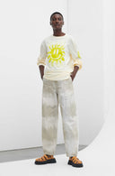 sweat Ganni LONG-SLEEVE GRAPHIC TEE