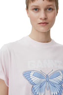 butterfly relaxed t-shirt Ganni