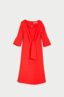 robe Natan Collection DRESS IN LIGHT TEXTURED CREPE