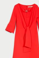 robe Natan Collection DRESS IN LIGHT TEXTURED CREPE
