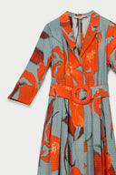 robe Natan Collection EN COTON CLOQUÉ IMPRIMÉ