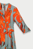 robe Natan Collection EN COTON CLOQUÉ IMPRIMÉ