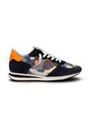 sneakers PHILIPPE MODEL TRPX LOW MAN CAMOUFLAGE NEON_BLEU ORANGE