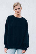 sweat AME Ulla Oversized | Black