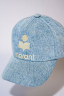 casquette Isabel Marant Étoile denim beu