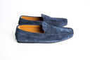 mocassin Henin daim bleu