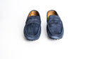 mocassin Henin daim bleu