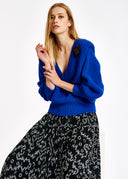 sweat ESSENTIEL Pull bleu à épaulettes