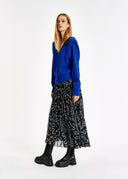 sweat ESSENTIEL Pull bleu à épaulettes