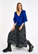 sweat ESSENTIEL Pull bleu à épaulettes