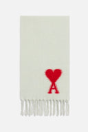 Oversized Ami De Coeur Scarf PALE GREEN