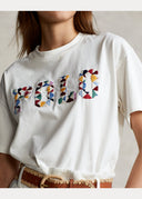 t-shirt Ralph Lauren à logo matelassé en jerse