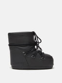 moon boot MOON BOOT ICON LOW BLACK RUBBER BOOTS