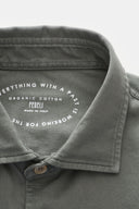 chemise Fedeli Jersey shirt 'Jason' shark collar grey-green