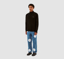 KOLE KNIT TURTLENECK SWEATER - BLACK ARTE