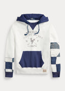 Sweat à capuche Ralph Lauren vieilli en molleton