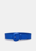 Ceinture de taille en cuir bleu foncé Essentiel