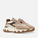 sneakers Hogan Hyperactive Green Beige Pink