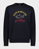 pull PAUL & SHARK Merino wool crew neck with embroidered Logo