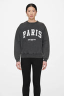 sweat Anine Bing RAMONA SWEATSHIRT UNIVERSITY PARIS