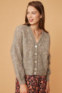 gilet Des Petits Hauts GILET ALOUISE GRANITE