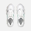 sneakers Hogan Hyperactive Blanc Argente Vert