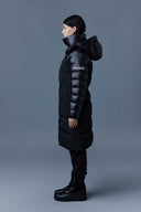 doudoune Mackage KAZ MIXED-MEDIA DOWN JACKET WITH REMOVABLE HOOD