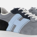 H601 Grey Light Blue Black sneakers Hogan