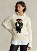 pull Ralph Lauren Polo Bear avec ourson en laine