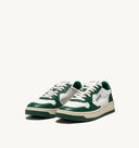 sneakers Autry MEDALIST LOWEN CUIR BLANC VERT